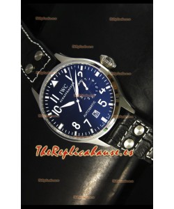 IWC Big Pilot Reloj Suizo Réplica en Dial Negro - Caja versión actualizada