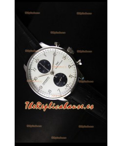 IWC Portuguese Cronógrafo Reloj Réplica Suizo en Caja de Acero - Réplica Espejo 1:1