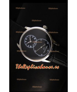 Jaquet Droz Grande Seconde Black Enamel Reloj con Caja en Acero Inoxidable Dial Negro