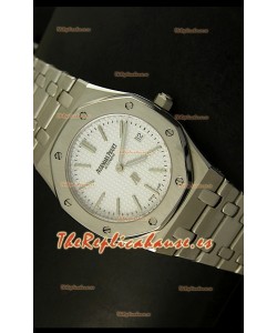 Audemars Piguet Royal Oak Ultra Thin, Reloj Réplica Suiza, Dial Blanco