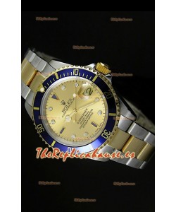 Rolex Submariner, Reloj Réplica Suiza, Dial en Oro - Réplica en escala 1:1