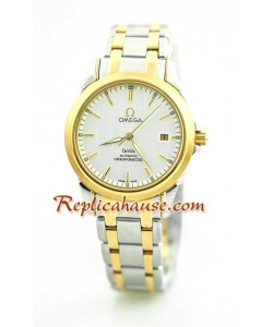 Omega SeaMaster DeVille Reloj Suizo de imitación - Yellow Gold