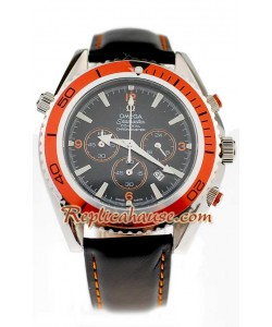 Omega Seamaster - Planet Ocean Leather Reloj