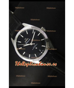 Omega Globemaster Reloj Suizo Co-Axial Dial Negro Acero Inoxidable - Reloj Réplica Espejo 1:1