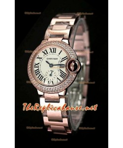 Ballon De Cartier Reloj para Señoras en Oro Rosa - Reloj Suizo