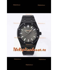 Audemars Piguet Royal Oak PVD Reloj Réplica Suizo con Revestimienvo PVD Movimiento 3120 - Dial Gris