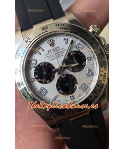 Rolex Cosmograph Daytona 116509 Dial Blanco Movimiento Cal.4130 - Reloj Acero 904L