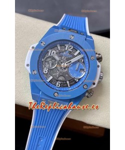 Hublot Big Bang Unico Azul PVD Reloj Réplica Suizo Edición Espejo 1:1