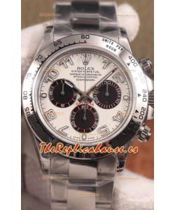 Rolex Cosmograph Daytona 116509 Dial Blanco Movimiento Cal.4130 - Reloj Acero 904L