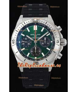 Breitling Chronomat B01 42 Edición Suiza Caja Acero 904L Dial Verde Reloj Réplica a Espejo 1:1