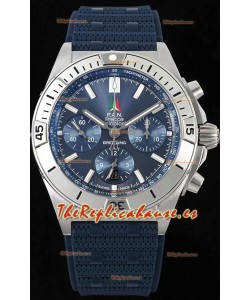 Breitling Chronomat B01 42 Edición Suiza Caja Acero 904L Dial Azul Reloj Réplica a Espejo 1:1