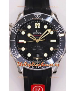 Omega Seamaster James Bond Reloj Suizo Negro Acero 904L Reloj Réplica a Espejo 1:1