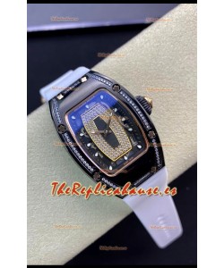 Richard Mille RM-07-01 Dial Diamantes Céramica Negra Ladies Reloj Rélica Suizo 1:1