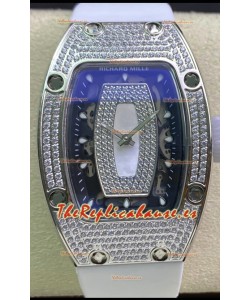 Richard Mille RM-07-01 Dial y Caja de Diamantes Ladies Reloj Rélica Suizo 1:1