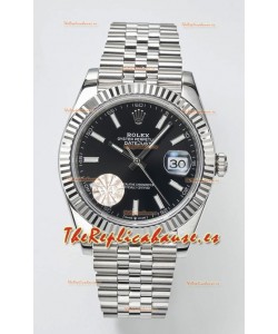 Rolex Datejust Movimiento Cal.3235 Reloj Suizo Réplica a Espejo 1:1 Acero 904L 41MM - Dial Negro