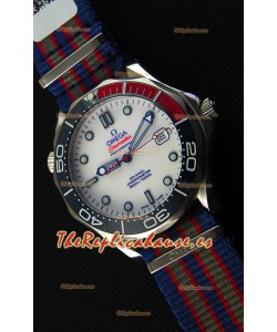 Omega Seamaster Diver 300M 007 Commander's Reloj Réplica Suizo a Espejo 1:1 Edición Limitada