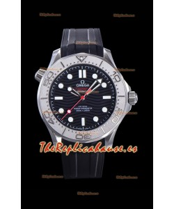 Omega Seamaster Diver Edición Nekton 300M Reloj Réplica a Espejo 1:1 en Dial Negro