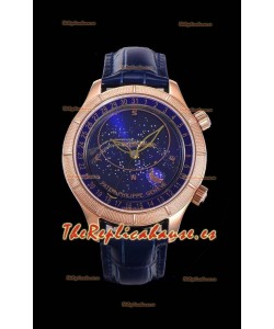 Patek Philippe 6102R Grand Compilations Reloj Réplica Suizo a Cuerda Manual - Bisel Resistente Dial Azul