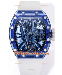Richard Mille RM27-03 Caja Zafiro Sapphire con Genuino Movimiento Tourbillon Réplica 1:1 Ultimate