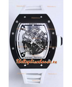 Richard Mille RM055 Caja Cerámica Con Tourbillon Genuino Reloj Super Clone