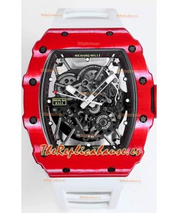 Richard Mille RM35-02 Rafael Nadal Caja de Fibra de Carbono con Genuino Tourbillon Reloj Super clone