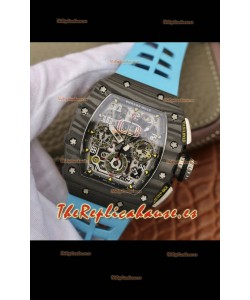 Richard Mille RM11-03 Caja de Carbono Forjado Reloj Réplica Suizo Calidad Espejo 1:1