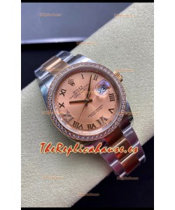 Rolex Datejust 126281RBR-0016 36MM Reloj Réplica Suizo a Espejo 1:1 en 904L Dial Champange