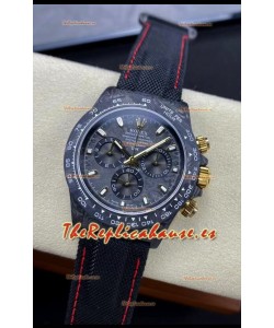 Rolex Daytona DiW Black & Gold Carbon Edition Watch - Caja Carbono Forjado Réplica Espejo 1:1