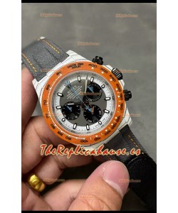 Rolex Cosmograph Daytona Edición DiW OCELLARIS Reloj Fibra de Carbono Blanco - Movimiento Cal.4130