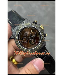 Rolex Cosmograph Daytona Edición DiW COLOR CHANGING Reloj Fibra de Carbono Marrón - Reloj Réplica