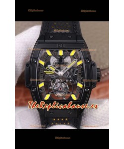 Hublot Masterpiece MP Edición Senna Genuino Tourbillon Reloj Réplica con revestimiento en PVD