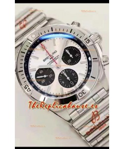 Breitling Chronomat B01 Edición Suiza 42 Caja de Acero 904L Dial Plateado Reloj Réplica a Espejo