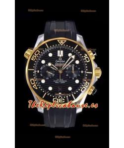 Omega Seamaster Co-Axial Master Chronometer Chronograph Oro Amarillo 44MM Reloj Réplica a Espejo 1:1