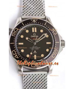 Omega Seamaster 300M No Time To Die Edition Reloj Réplica a Espejo 1:1 Caja Titanio