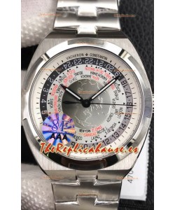 Vacheron Constantin Overseas Edición World Time Dial Blanco Reloj Réplica Suizo