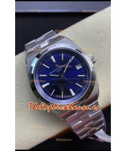 Vacheron Constantin Overseas Reloj Réplica Suizo a Espejo 1:1 Dial Azul Reloj en Acero