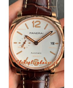 Panerai Luminor Edición DUE PAM1042 Reloj Réplica Suizo a espejo 1:1 Caja en Oro Rosado 42MM