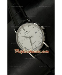 IWC Portofeno ETA 2892R eproducción Reloj Suizo en Acero Inoxidable 