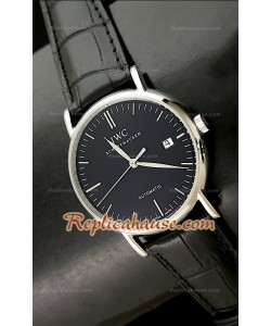 IWC Portofeno ETA 2892 Reproducción Reloj Suizo con Esfera de color Negro