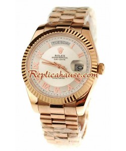 Rolex Réplica Day Date Oro Rosa Reloj Suizo
