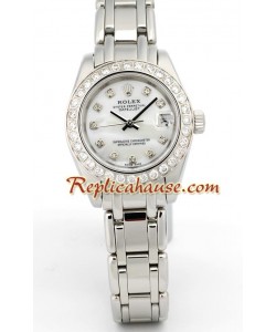 Rolex Réplica Datejust - Silver - Dama -