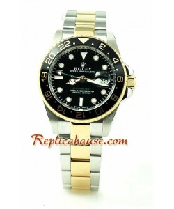 Rolex Réplica GMT Dos Tonos Reloj Réplica