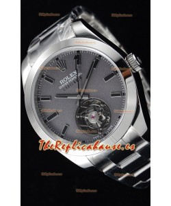 Rolex Milgauss LABELNOIR Tourbillon Reloj Réplica Suizo Caja de Acero