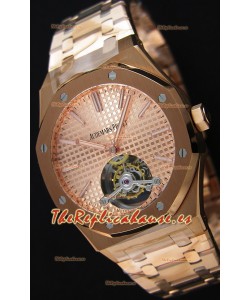 Audemars Piguet Royal Oak Tourbillon 41mm Reloj Extra Fino Dial color Oro Rosado