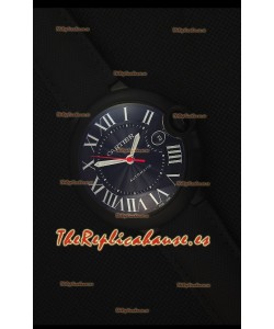 Cartier Ballon Bleu 42MM Reloj Replica Suizo con revestimiento DLC