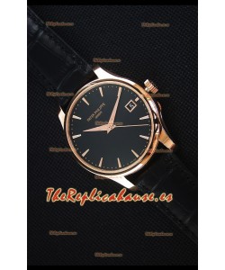 Patek Philippe #Ref 5227 Reloj Replica Suizo a Espejo 1:1 en Oro Amarillo Dial Negro