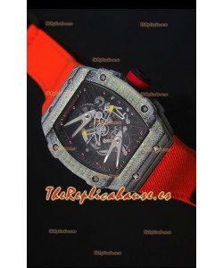 Richard Mille RM027 Tourbillon Reloj Suizo Edición Rafael Nadal Caja de Carbón Forjado