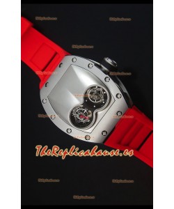 Richard Mille RM053 Tourbillon Pablo Mac Donough Reloj Replica Suizo en Caja de Titanio Correa Roja