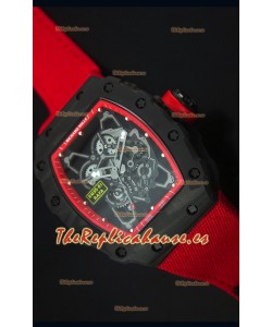 Richard Mille RM35-01 Reloj Replica Suizo Edición Rafael Nadal Correa Nylon Roja