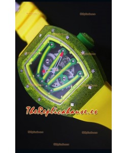 Richard Mille RM059 Reloj Replica Suizo Edición Yohan Blake en Dial color Amarillo
